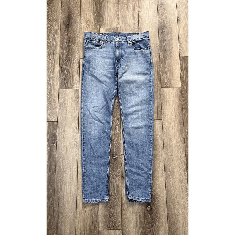 Levi's 512 Slim Taper Men's 32x34 Blue Denim Stretch Jeans Medium Wash 5-Pocket